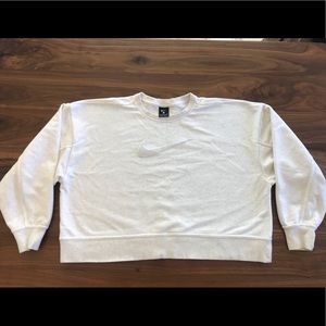 Women’s crop crew neck sweatshirt